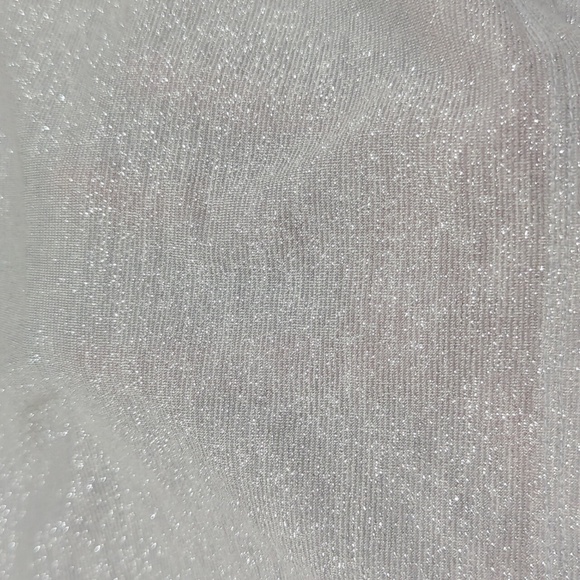 Apostrophe, Sparkly Silver Tank, XL - Picture 4 of 4